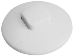 Przełącznik przelotowy nożny biały