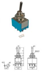 PRZEŁĄCZNIK 2-POZYCJE 9-PINÓW ON-ON 12V KN1