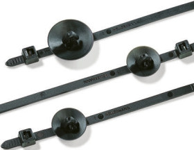 Opaska kablowa długość 190mm szerokość 4,6 mm HellermannTyton Poliamid 6.6 (PA66) -40→ +105 °C