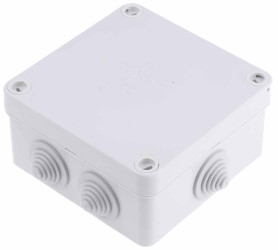 Puszka elektroinstalacyjna ścienna Polipropylen 113 x 113 x 58mm Szary IP55 liczba otworów 11 Günther Spelsberg