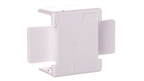 Łącznik Prosty Do Kanałów Kablowych Gu 20X10 Biały /2Szt/ Ecgu2010b