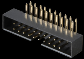 2x10-pin box power strip, angled, RM 2.00