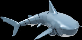 26087 RC shark, SHARKY, motorboat model, 4 channels, 2.4 GHz, RTR