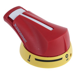 Uchwyt obrotowy do Seria M kolor Czerwony/żółty IP65 Socomec