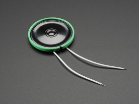Adafruit Thin Plastic Speaker w/Wires - 8 ohm 0.25W