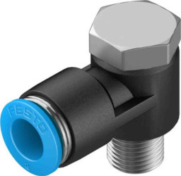 Złączka pneumatyczna R 1/8 męskie Wciskane 8 mm Festo Adapter gwintowany kolankowy