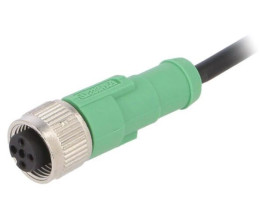 1414452 Kabel do czujników/automatyki, M12, Ilość pinów: 3, proste, 3m, wtyk, 4A