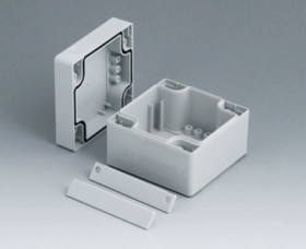 PC enclosure, (L x W x H) 40 x 65 x 60 mm, light gray (RAL 7035), IP66, C2008082