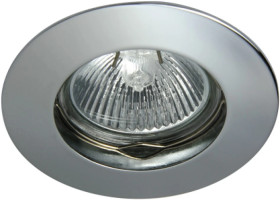 Oczko 50W/12V MR16 IP20 okrągłe stałe aluminiowe chrom DIO DSO2B-C GXPL051