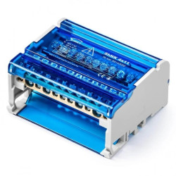 Czterobiegunowy modułowy blok rozdzielczy 4x(7x6mm2 2x25mm2 2x35mm2) na szynę TS35 ShNK 4x11 85143002