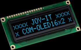 COM-OLED16X2 Developer boards - Display OLED, 16x2 characters, blue