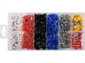 Zestaw końcówek i konektorów kablowych 685szt.