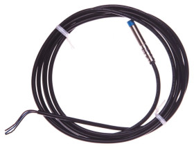 Czujnik indukcyjny M8 2,5mm wystający 10-30VDC PNP 1Z przewód 3-żyły 2m 4kHz 43mm IME08-2N5PSZW2K 1040855
