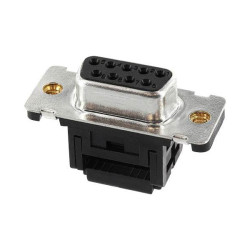 econ connect BU9SK/FOZ D-Sub Receptacles 90&#xB0; 9 pins Cut &amp; Clip 1pc.