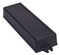 Z-51U Obudowa z tworzywa Z51 wymiary: 155x49x27mm - pełna - uszy na krótszej krawędzi - czarna - ABS