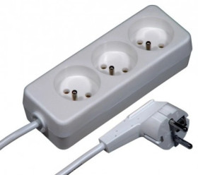 Przedłużacz 3 gniazda z/u 15m EPR 3x2PZ 15m