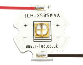 Dioda UV LED, N5050 1 Powerstar, 4-pinowa, Montaż powierzchniowy, dł. fali: 420nm, kąt: 135°