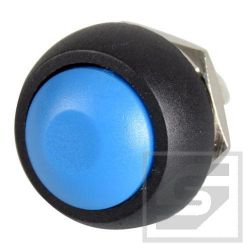 Przełącznik PBS33BL;nieb.;1A;250VAC OFF-(ON);monostabilny;otw.mont.12mm