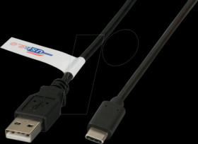 K5258SW.2 USB 2.0 cable, USB-A to USB-C connector, 2 m