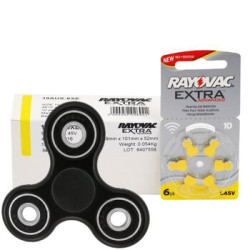 120 x baterie do aparatów słuchowych Rayovac Extra Advanced 10 MF + spinner Get BEE