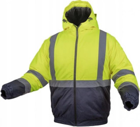 OKER kurtka ostrzegawcza ocieplana żółta L (52)