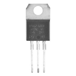 STMicroelectronics BTA12-600BWRG TRIAC TO 220AB 12A 600V Tube Triacs
