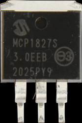 MCP1827S-3002E/EB LDO, Uout 3V, Uin 2.3..6V, 1.5A, DDPAK-3