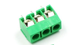 Blok terminal voor printmontage 3 groen 5mm