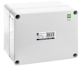 INDUSTRIAL Puszka hermetyczna n/t 170x135x107 IP65 szara 2712-00