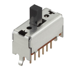 Przełącznik suwakowy, 4PDT, THT, 30V dc, 100 mA, -40 → +85°C, Alps Alpine