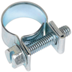 Sealey MHC1113 Mini Hose Clip &#xD8;11-13mm Pack of 30