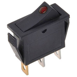 IWH 19029 Toggle Switch 12 V 10 A Rot Red Automotive Switch