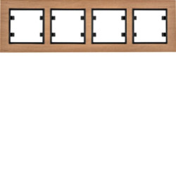 Lumina passion Ramka 4-krotna pozioma drewno buk WL9245