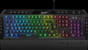 4044951020461 Gaming keyboard, USB, RGB, DE