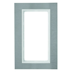 KNX Ramka z dużym wycięciem Berker B.7 stal szlachetna/biały 13093609