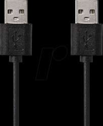 CCGL60001BK20 USB 2.0 cable, A connector, 2 m
