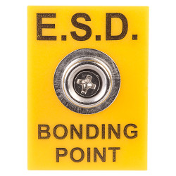 Antistat 070-0003 Earth Bonding Point Single 10mm Stud 25X35mm