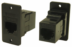 Złącze RJ11 Żeński Złącze RJ11 Montaż na panelu Cat3 RS PRO, 6P4C-żyłowe