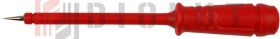 Sonda pomiarowa gniazdo 4mm PRUEF 2-R 6A, czerwona