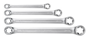 Klucze oczkowe Torx T6-T24 zestaw 4 elementy 09-980