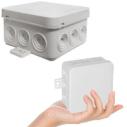 VIPLAST Puszka V6 Bryzgoszczelna Biała IP54