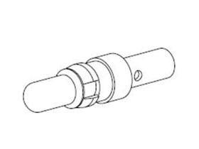 Styk złącza D-Sub FCT from Molex MęskiPołączenie zagniatane