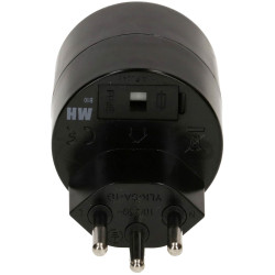 Max Hauri 167090 Travel Adapter EU to Swiss Child-Safe Temporary Use