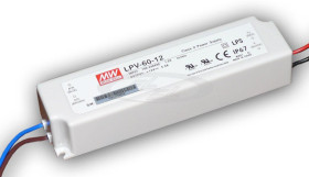 LPV-60-12 zasilacz impulsowy do LED 60W 12V 5,0A IP67 MEAN WELL