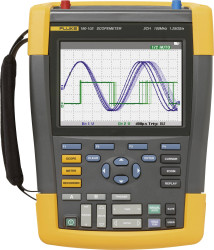 Oscyloskop ręczny Fluke 190-504-III-S 500 MHz 5 GSa/s Kalibracja (DAkkS)