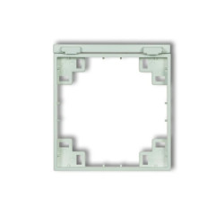 Ramka pośrednia do gniazd bryzgoszczelnych z uziemieniem SCHUKO miętowy 46MRPB-1s