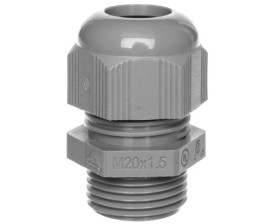Dławnica kablowa poliamidowa M20 IP68 HELUTOP HT-M20 ciemnoszara 93925