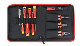 Zestaw 11 Narzędzi Dla Elektryka Felo W Etui