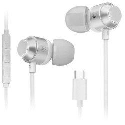 Słuchawki douszne USB-C z mikrof magnetyczne eXtremeStyle AIRBASS białe