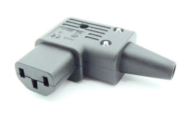 4785.0000 gniazdo zasilające AC kątowe na przewód C13